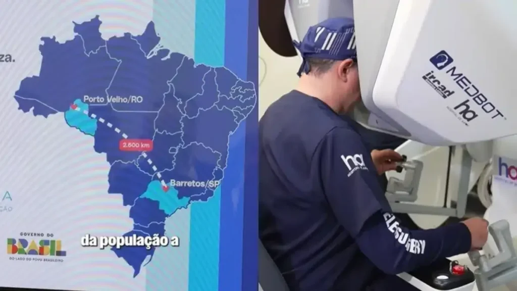 SUS faz 1ª telecirurgia robótica oncológica a 2.700 km