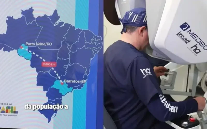 SUS faz 1ª telecirurgia robótica oncológica a 2.700 km